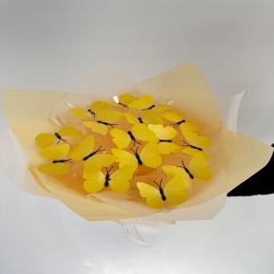  Manavgat Çiçek Gönder - Renkli Ledli Kelebek Buketi 