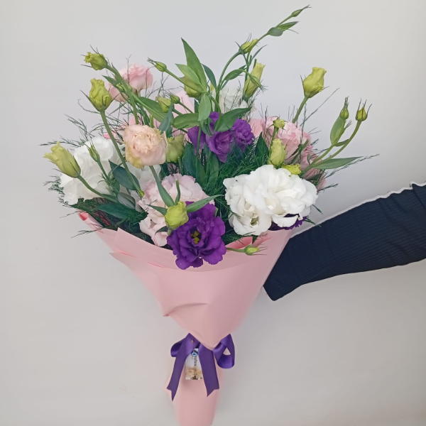  Manavgat Çiçek - Lisyantus Buketi-1